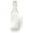 Glass Bottle Clear Square - 1 litre (12)