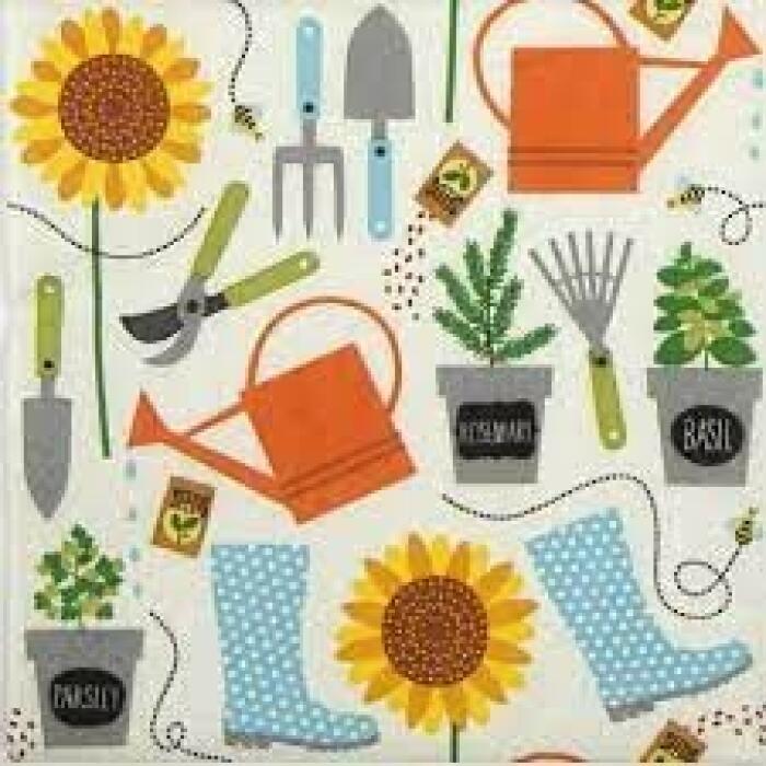 Luncheon Napkins (20) - Gardening