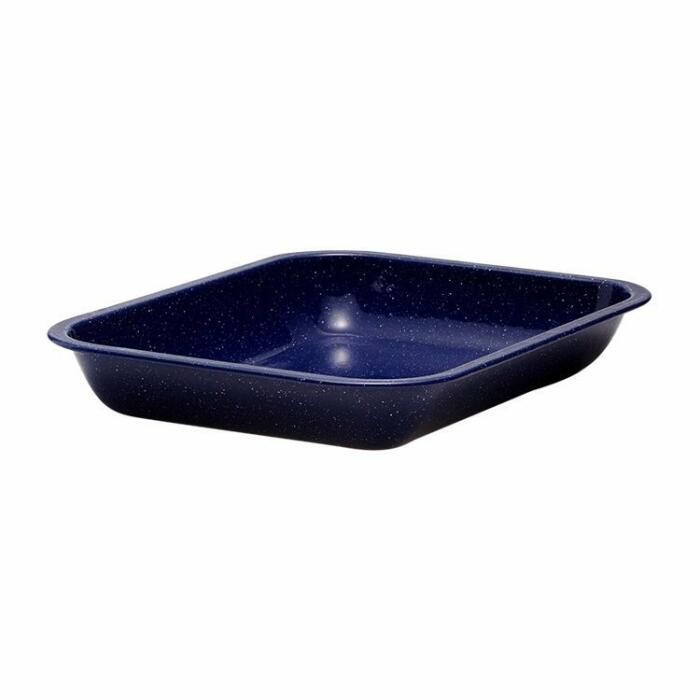 Roast Pan 372x298x46mm Blue Enamel