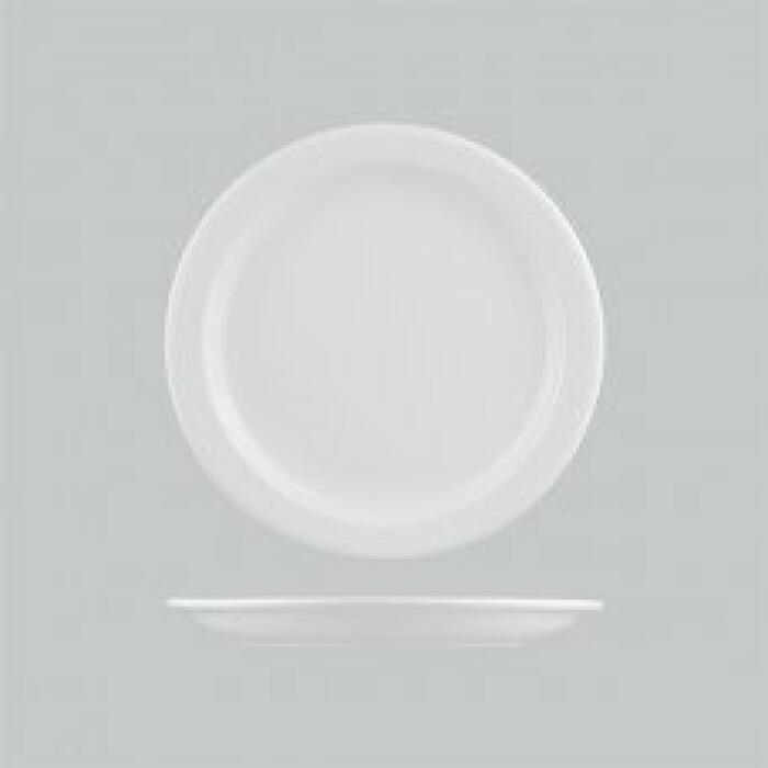 140mm Narrow Rim Round White