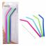 Straws Bent Silicone with Brush (4) - Appetito