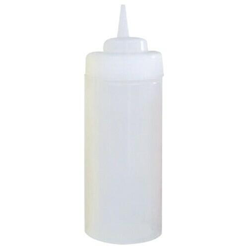 Squeeze Bottle Wide Mouth - 480ml - Clear
