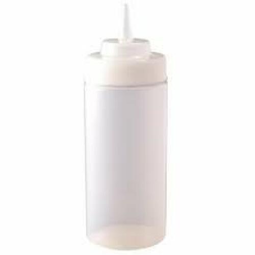 Squeeze Bottle Wide Mouth - 950ml - Clear