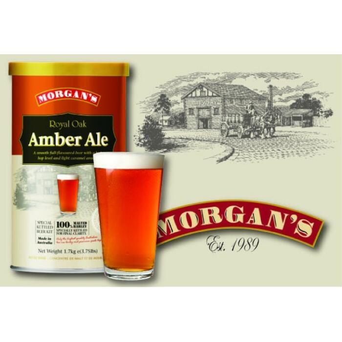 Morgan’s Premium Royal Oak Amber Ale 1.7KG