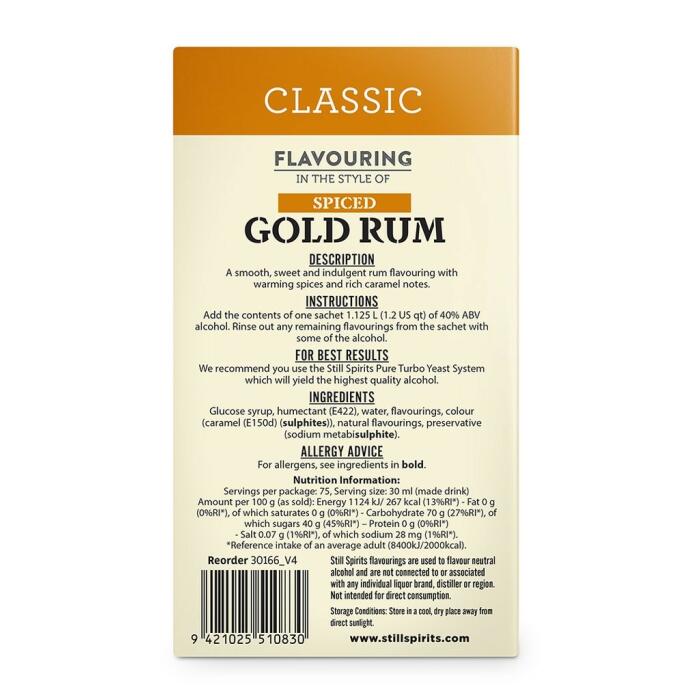 SS Classic Spiced Gold Rum 2x1.125Lt