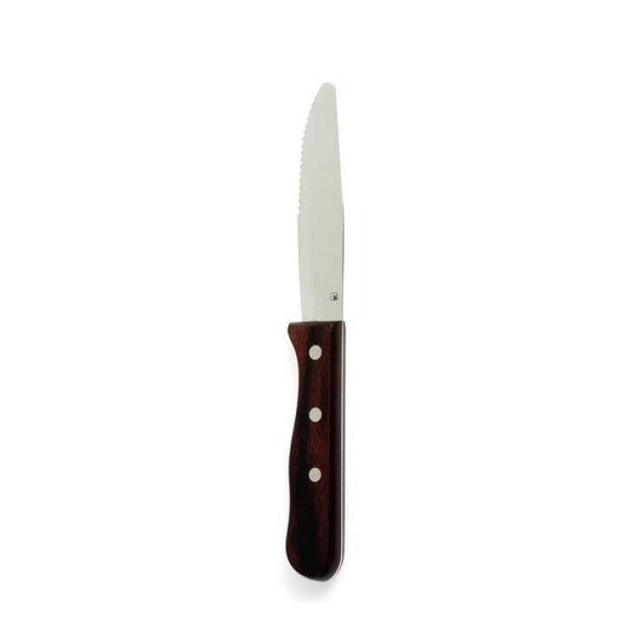 Steak Knife Jumbo Pakkawood - Round Tip